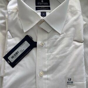 Stafford Men's Classic White Dress Shirt